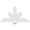 Ekena Millwork Redmond Architectural Grade PVC Gable Bracket, 48"W x 26"H x 2"D x 6"F, 13/12 Pitch GBP048X26X0206RED00 - alternate 2